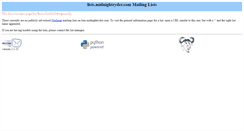 Desktop Screenshot of lists.midnightryder.com
